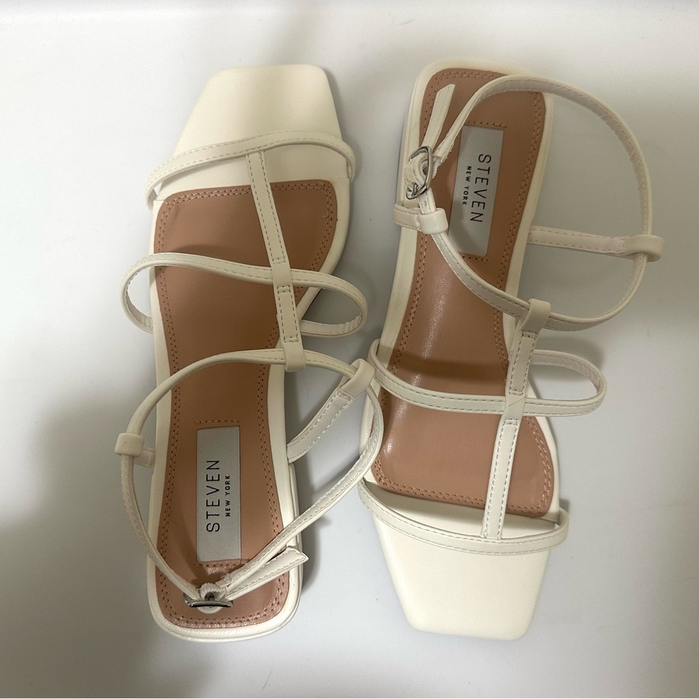 STEVEN NEW YORK  HAPI CAGED SANDAL